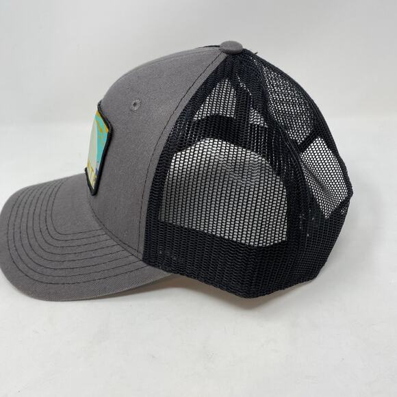 Yosemite National Park Patch Trucker Snapback Hat Mens Half Dome 2016 Gray - Picture 3 of 8